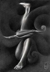 Elegante figura surrealista