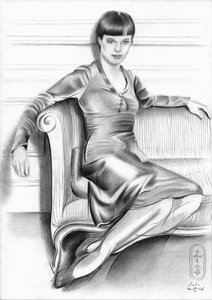 Mujer elegante posando de Corné Akkers