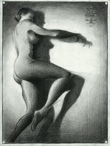 Un elegante abrazo desnudo