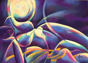 Forma abstracta luminosa