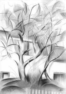 Árboles abstractos modernos de Corné Akkers
