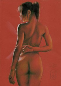Figura femenina desnuda de Corné Akkers