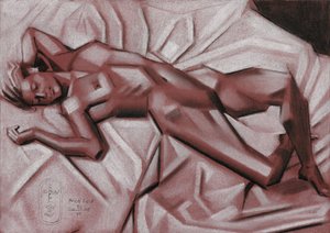 Reposo desnudo y sereno