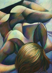 Figura abstracta serena