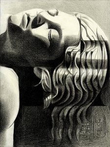 Retrato de una mujer serena de Corné Akkers