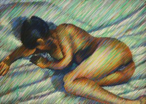 Desnudo en reposo lleno de vida