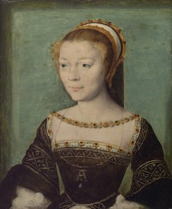 Anne de Pisseleu 1508-1576, duquesa de Étampes, ca. 1535-40 de Corneille de Lyon
