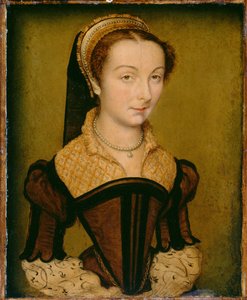 Retrato de Louise de Halluin, dama de Cipierre, c. 1555