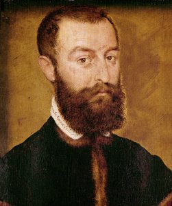 Retrato de un hombre con barba o, Retrato de un hombre con cabello castaño