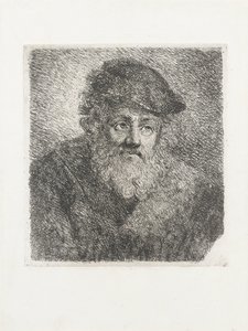 Anciano con barba y sombrero