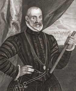 Francisco de Valdez. Retrato. de Cornelis (after) Visscher