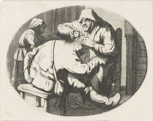 Figuras con peine para piojos de Cornelis A. Hellemans