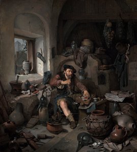 El alquimista de Cornelis Pietersz Bega
