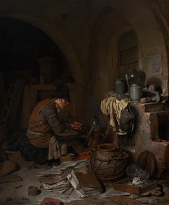 El alquimista de Cornelis Pietersz Bega