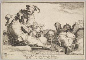 Placeres de la ocupación de Cornelis Bloemaert