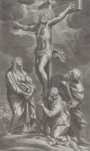 La crucifixión, 1662 de Cornelis Bloemaert