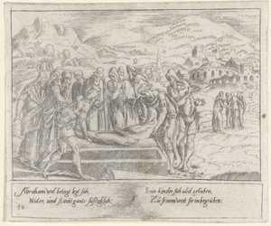 entierro de abraham La vida de Abraham (título de la serie) de Cornelis Bos