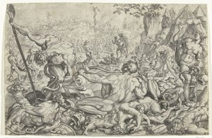 La plaga de serpientes venenosas y la serpiente de cobre de Cornelis Bos