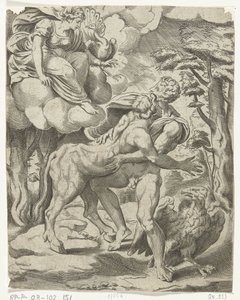 Júpiter, Io y Juno Las aventuras amorosas de Júpiter (título de la serie) de Cornelis Bos