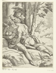 Júpiter y Calisto Las aventuras amorosas de Júpiter (título de la serie) de Cornelis Bos