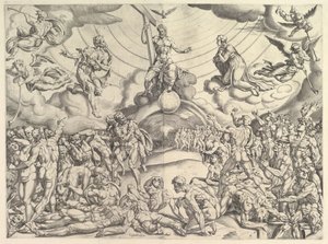 El Juicio Final, ca. 1548-50 de Cornelis Bos