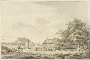 Paisaje con granjas de Cornelis Buys