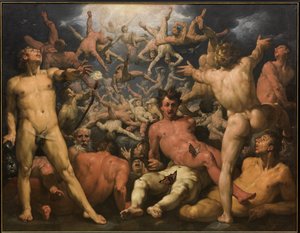 La caída de los titanes, ca 1590