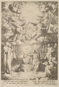 Bautismo de Cristo, ca. 1600 de Cornelis Cornelisz van Haarlem
