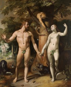 La Caída del Hombre de Cornelis Cornelisz. van Haarlem