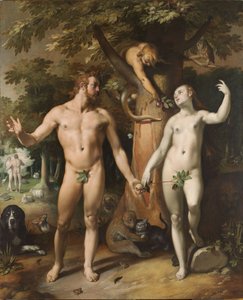 La caída del hombre, 1592 de Cornelis Cornelisz van Haarlem