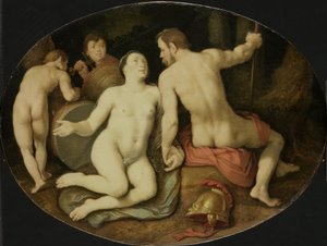 Venus y Marte de Cornelis Cornelisz. van Haarlem
