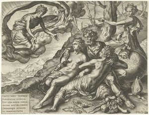 Alegoría de la Inmortalidad de las Virtudes de Cornelis Cort