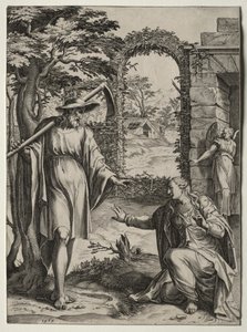 Christ Appearing to Mary Magdalen de Cornelis Cort