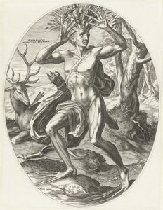 Cipariso Dioses de la agricultura (título de la serie) de Cornelis Cort