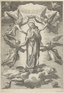 Asunción y Coronación de María de Cornelis Cort