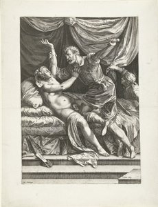Lucrecia en Sextus de Cornelis Cort