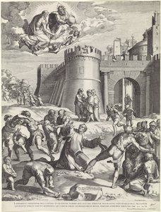 Lapidación de San Esteban de Cornelis Cort