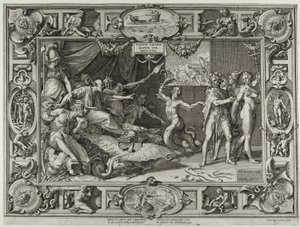 La calumnia de Apeles de Cornelis Cort