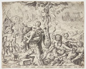 El Diluvio de Cornelis Cort