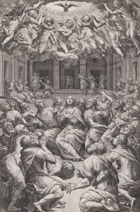Pentecostés, 1574 de Cornelis Cort
