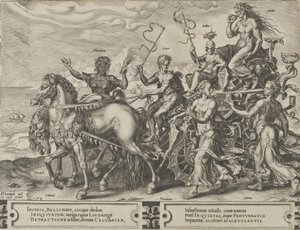 El triunfo de la envidia, del Ciclo de las vicisitudes de los asuntos humanos, placa 4, 1564 de Cornelis Cort