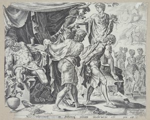 La burla de Noé de Cornelis Cort