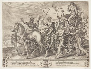 El triunfo de la envidia de Cornelis Cort