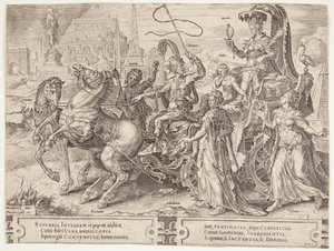 El triunfo del orgullo de Cornelis Cort