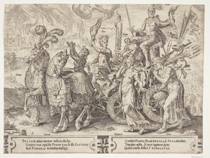 El triunfo de la guerra de Cornelis Cort