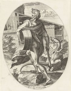 tripolemos Dioses de la agricultura (título de la serie) de Cornelis Cort