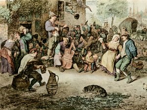 Feria holandesa de Cornelis Dusart