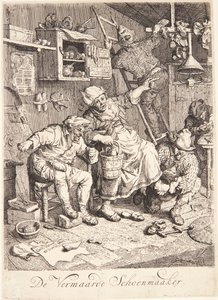 Un zapatero de Cornelis Dusart