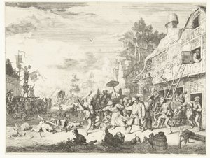 Feria del pueblo grande