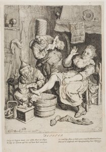 El sangrador (Kopster) de Cornelis Dusart